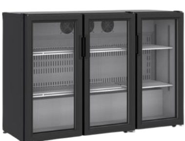 Back bar 3 portes coulissantes